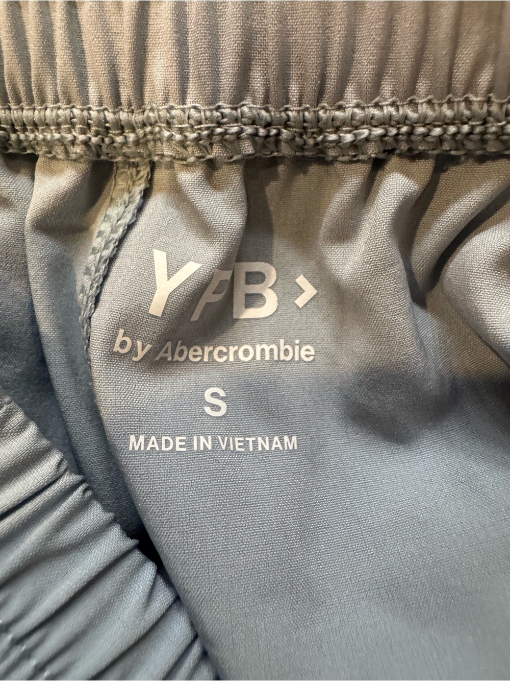 NWT Abercrombie Active YPB motionTEK Convertible Balloon Pant in Blue Grey Sz S - Picture 13 of 15